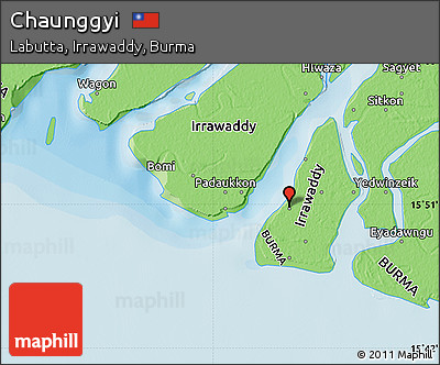 Political Map of Chaunggyi