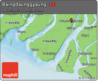 Political Map of Baingdaunggyaung
