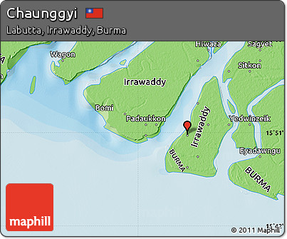 Political Map of Chaunggyi