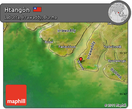 Satellite Map of Htangôn