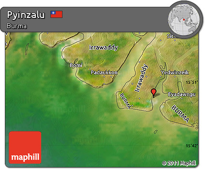 Satellite Map of Pyinzalu
