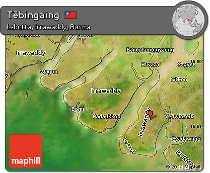 Satellite Map of Tēbingaing