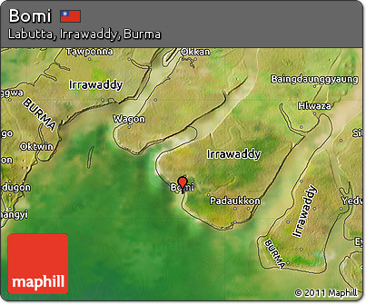 Satellite Map of Bomi