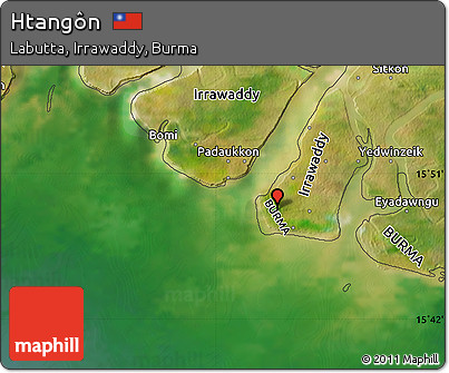 Satellite Map of Htangôn