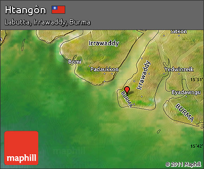 Satellite Map of Htangôn