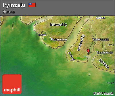 Satellite Map of Pyinzalu