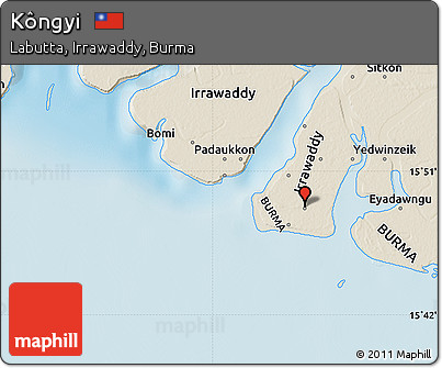 Shaded Relief Map of Kôngyi