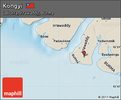 Shaded Relief Map of Kôngyi