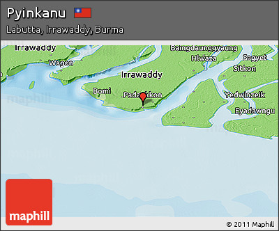 Political Panoramic Map of Pyinkanu
