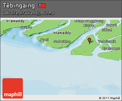 Political Panoramic Map of Tēbingaing