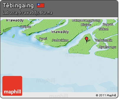 Political Panoramic Map of Tēbingaing