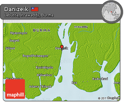 Physical 3D Map of Danizeik