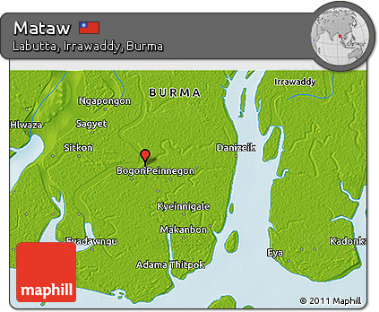 Physical 3D Map of Mataw