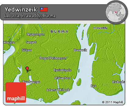 Physical 3D Map of Yedwinzeik
