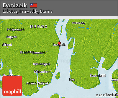 Physical 3D Map of Danizeik