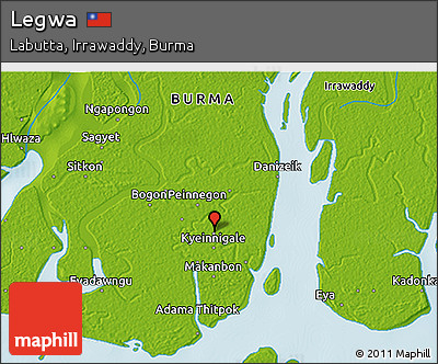 Physical 3D Map of Legwa