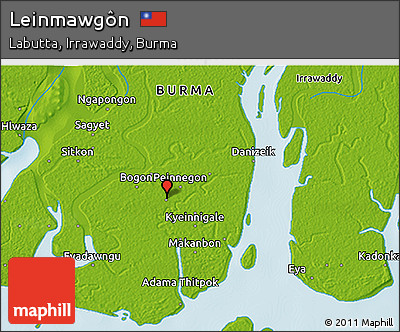 Physical 3D Map of Leinmawgôn