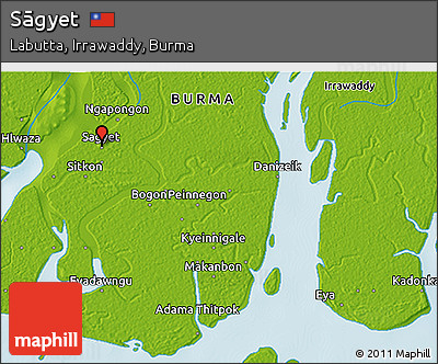 Physical 3D Map of Sāgyet
