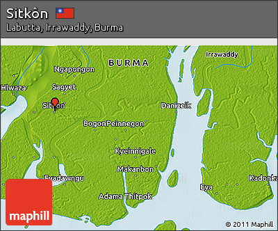 Physical 3D Map of Sitkôn