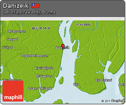 Physical 3D Map of Danizeik