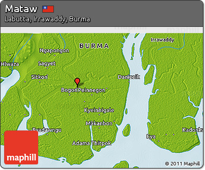 Physical 3D Map of Mataw