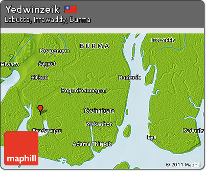 Physical 3D Map of Yedwinzeik