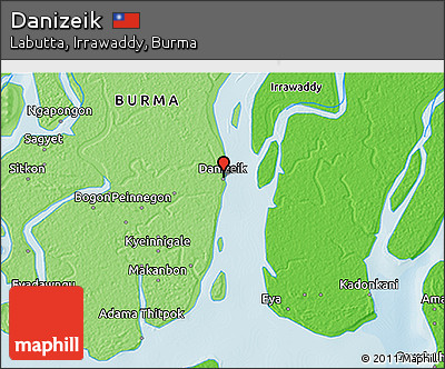 Political 3D Map of Danizeik
