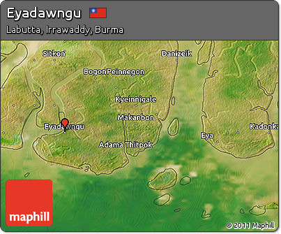Satellite 3D Map of Eyadawngu
