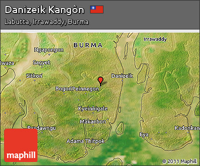 Satellite 3D Map of Danizeik Kangôn