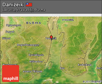 Satellite 3D Map of Danizeik