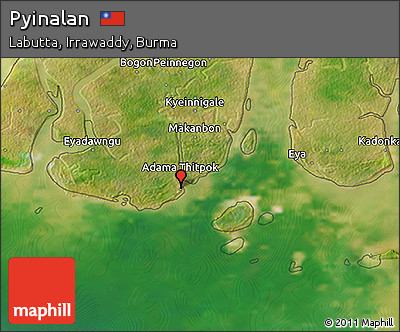 Satellite 3D Map of Pyinalan