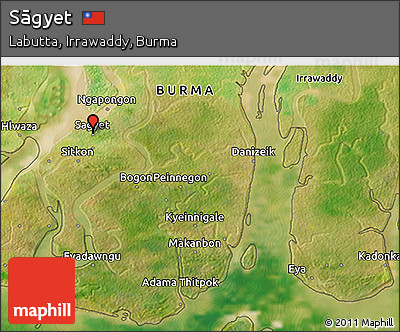 Satellite 3D Map of Sāgyet