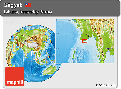 Physical Location Map of Sāgyet