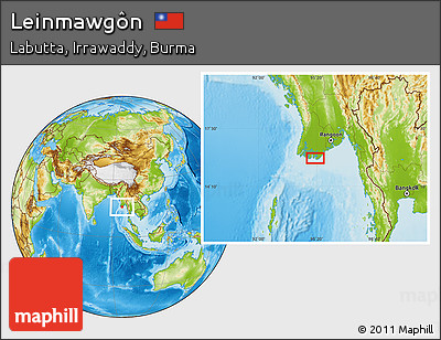Physical Location Map of Leinmawgôn