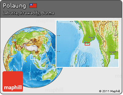 Physical Location Map of Polaung