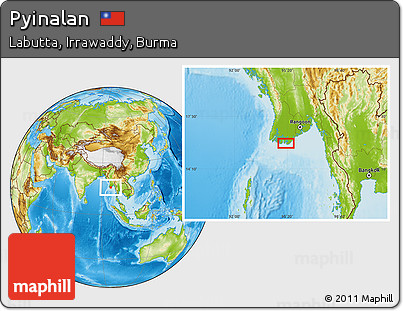 Physical Location Map of Pyinalan