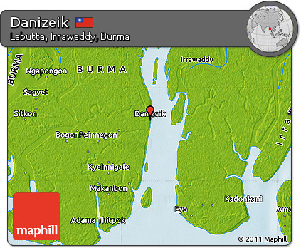 Physical Map of Danizeik