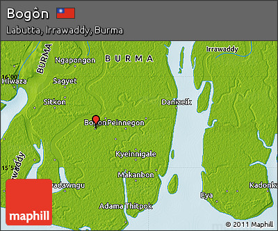 Physical Map of Bogôn