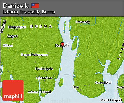 Physical Map of Danizeik