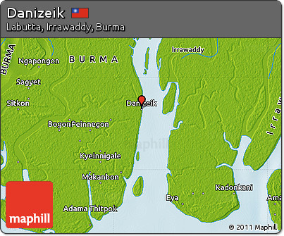 Physical Map of Danizeik