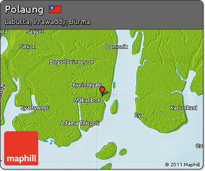 Physical Map of Polaung