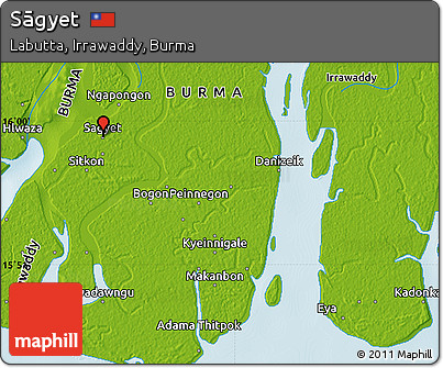 Physical Map of Sāgyet