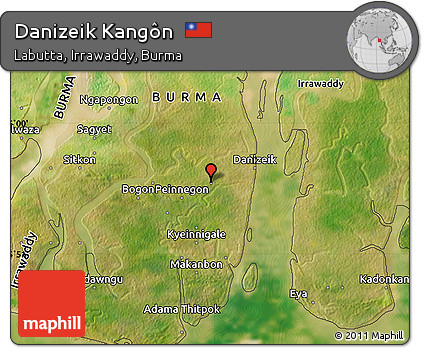 Satellite Map of Danizeik Kangôn