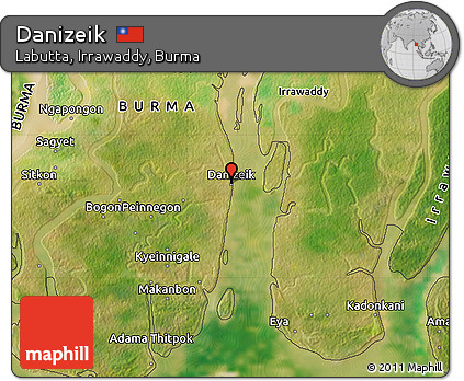 Satellite Map of Danizeik