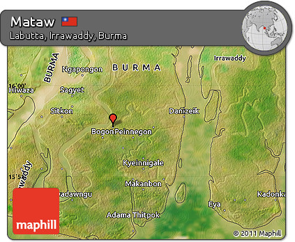 Satellite Map of Mataw