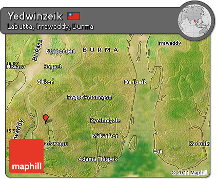 Satellite Map of Yedwinzeik