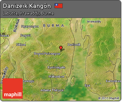 Satellite Map of Danizeik Kangôn