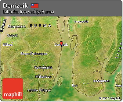 Satellite Map of Danizeik
