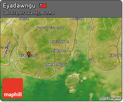 Satellite Map of Eyadawngu