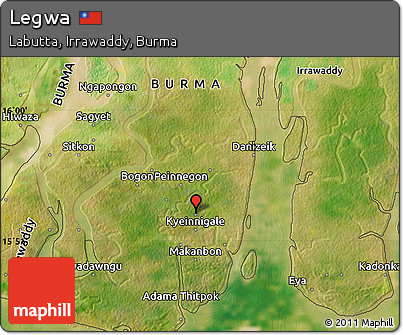 Satellite Map of Legwa